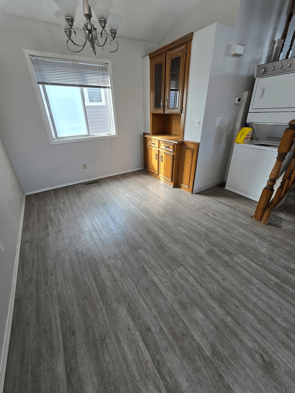 After hoarder cleanout - living area after cleanup